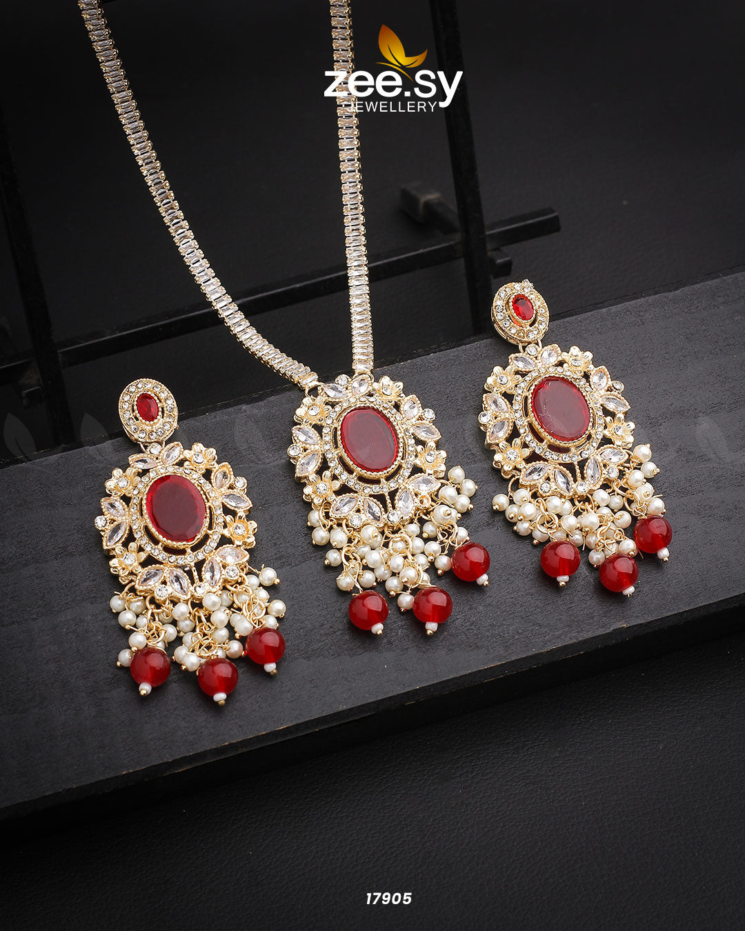 Adella's Necklace - by - Libasekhas UK - Registered Vendor of : Zeesy - 100% Original Designer Dresss