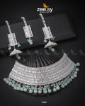 Sumayah's Choker Necklace - by - Libasekhas UK - Registered Vendor of : Zeesy - 100% Original Designer Dresss