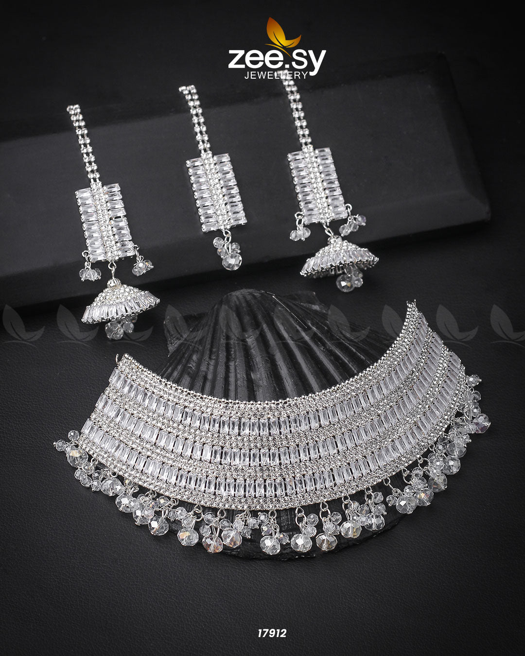 Sumayah's Choker Necklace - by - Libasekhas UK - Registered Vendor of : Zeesy - 100% Original Designer Dresss