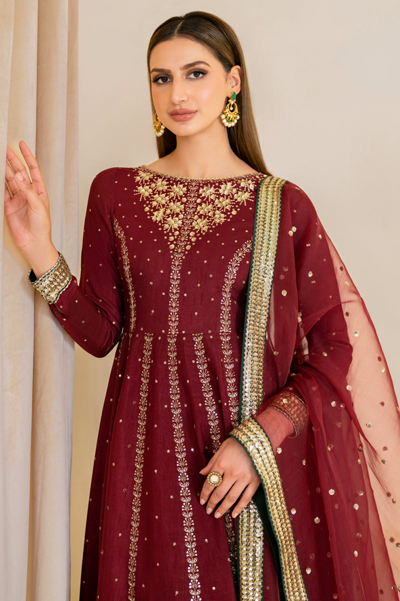 Jazmin | Formals Collection | Raw Silk UR-7018 - by - Libasekhas UK - Registered Vendor of : Jazmin - 100% Original Designer Dresss