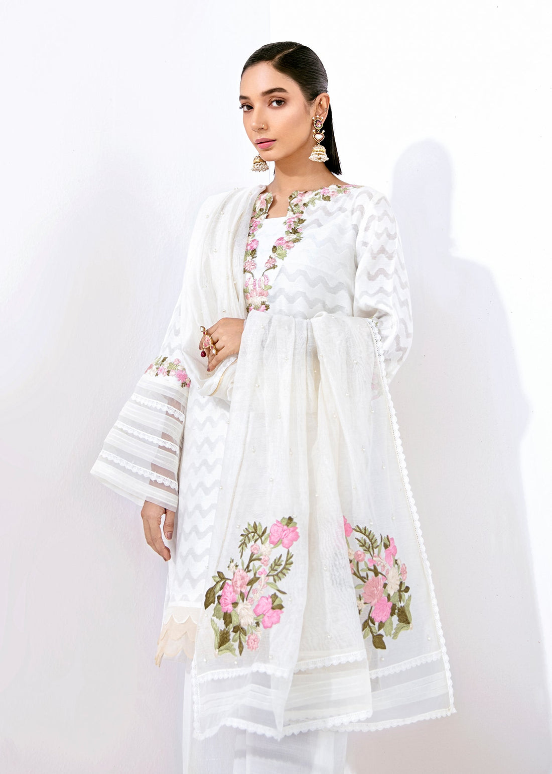 Saira Shakira | Luxury Pret | Snowdrop - by Libasekhas UK - Registered Vendor of : Saira Shakira - 100% Original Designer Dress