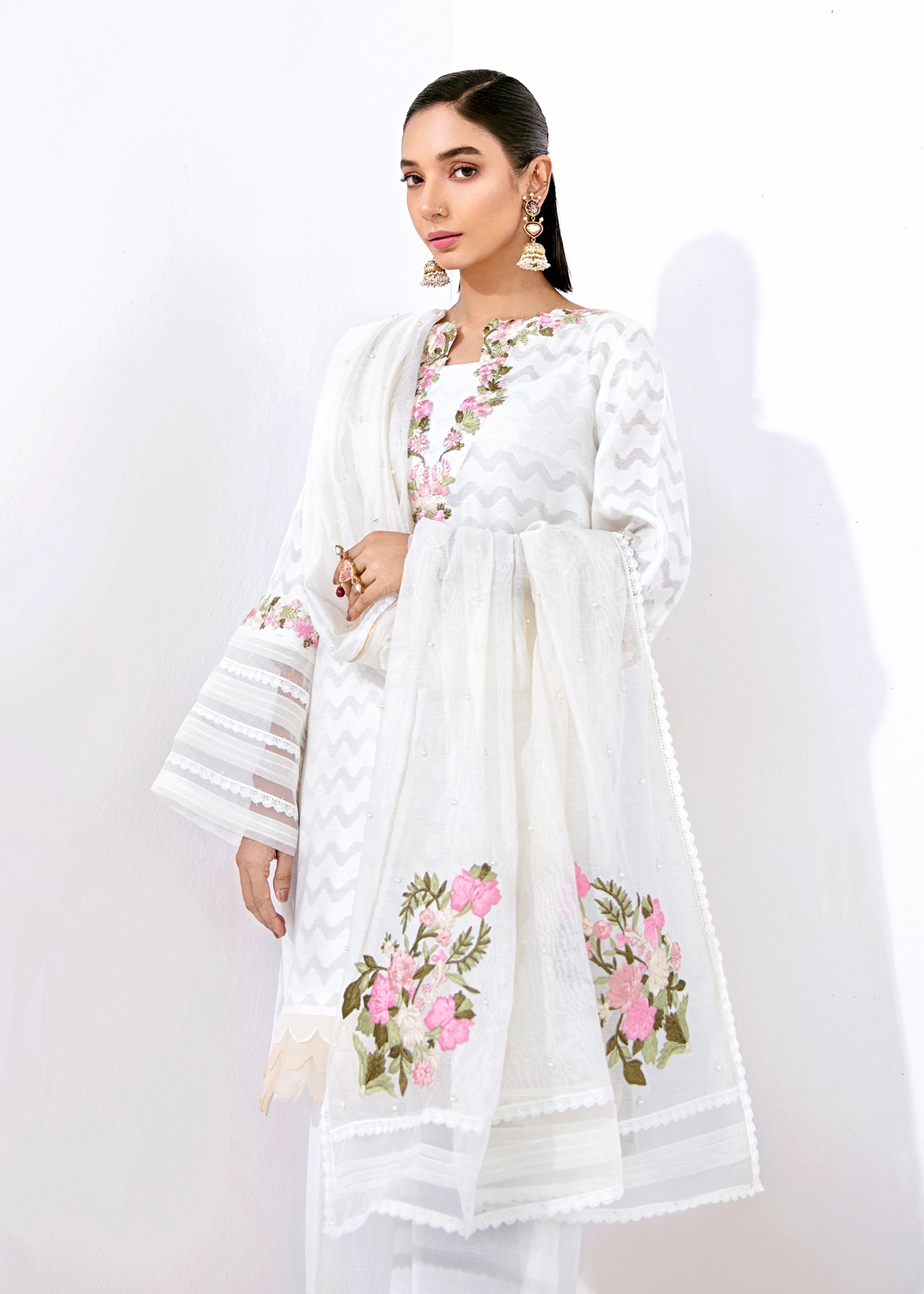 Saira Shakira | Luxury Pret | Snowdrop - by Libasekhas UK - Registered Vendor of : Saira Shakira - 100% Original Designer Dress
