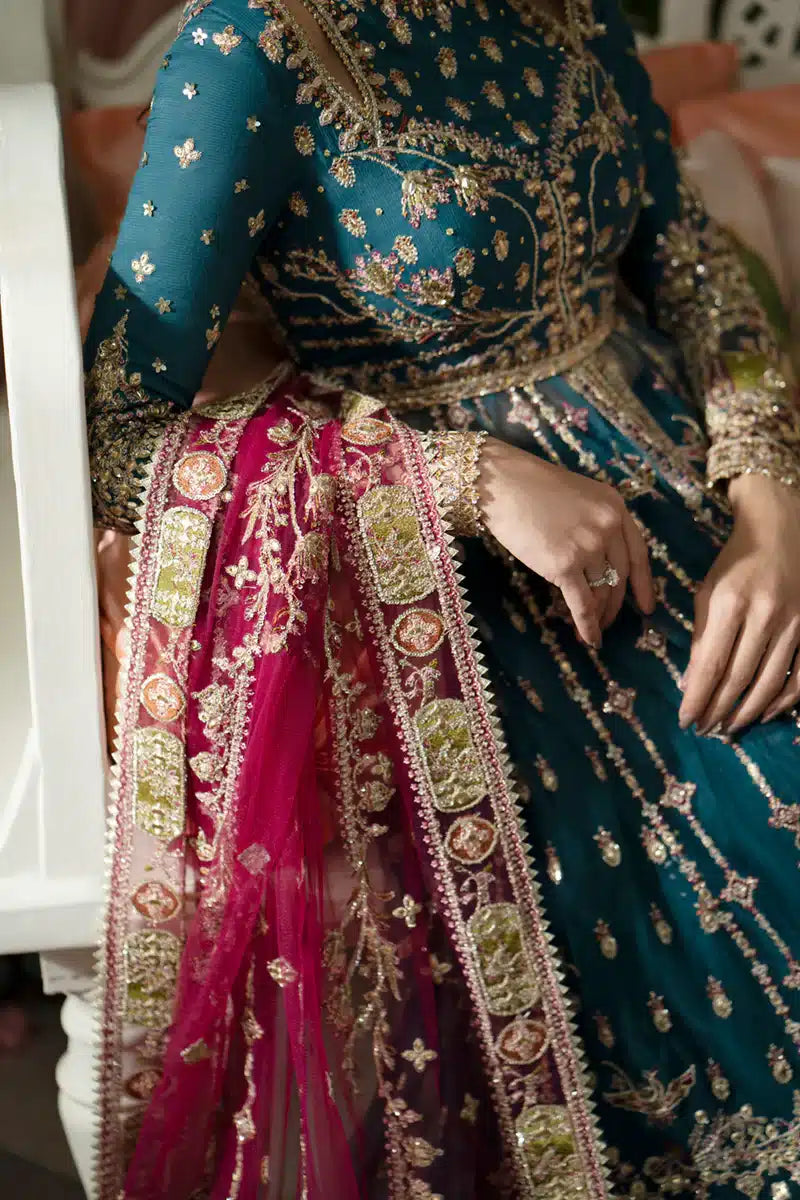 Qalamkar | Dilnaz Wedding Formals | DN-02 SABRINA - by - Libasekhas UK - Registered Vendor of : Qalamkar - 100% Original Designer Dresss
