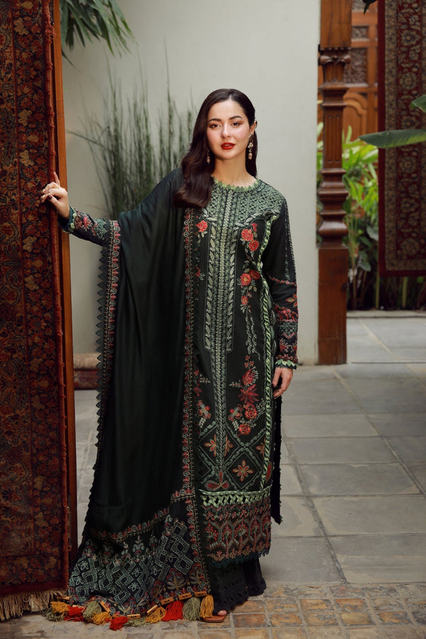 Maryam Hussain | Winter Shawl 25 | Almas - by Libasekhas UK - Registered Vendor of : Maryam Hussain - 100% Original Designer Dress
