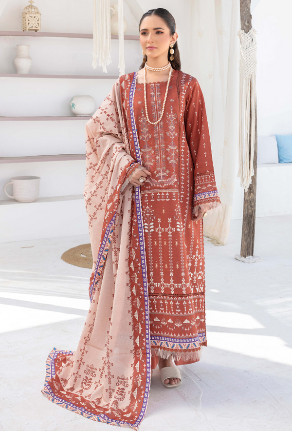 Humdum | Saira Bano Lawn 24 | D03 - by - Libasekhas UK - Registered Vendor of : HumDum - 100% Original Designer Dresss