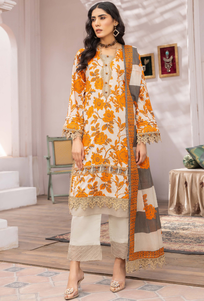 Humdum | Rang e Noor SS 24 | D06 - by - Libasekhas UK - Registered Vendor of : HumDum - 100% Original Designer Dresss