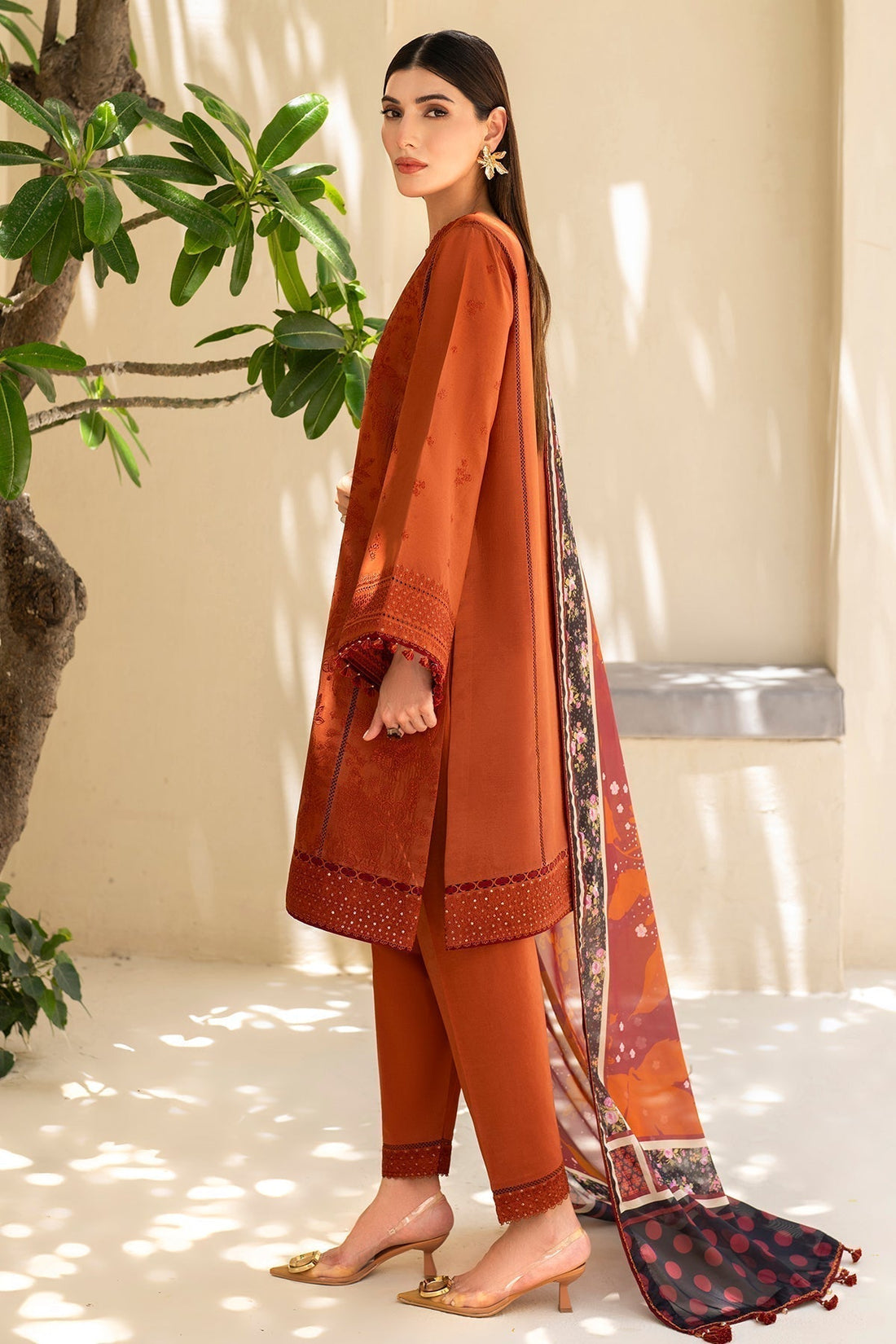 Jazmin | Irish Lawn SS 24 | D5 - by - Libasekhas UK - Registered Vendor of : Jazmin - 100% Original Designer Dresss