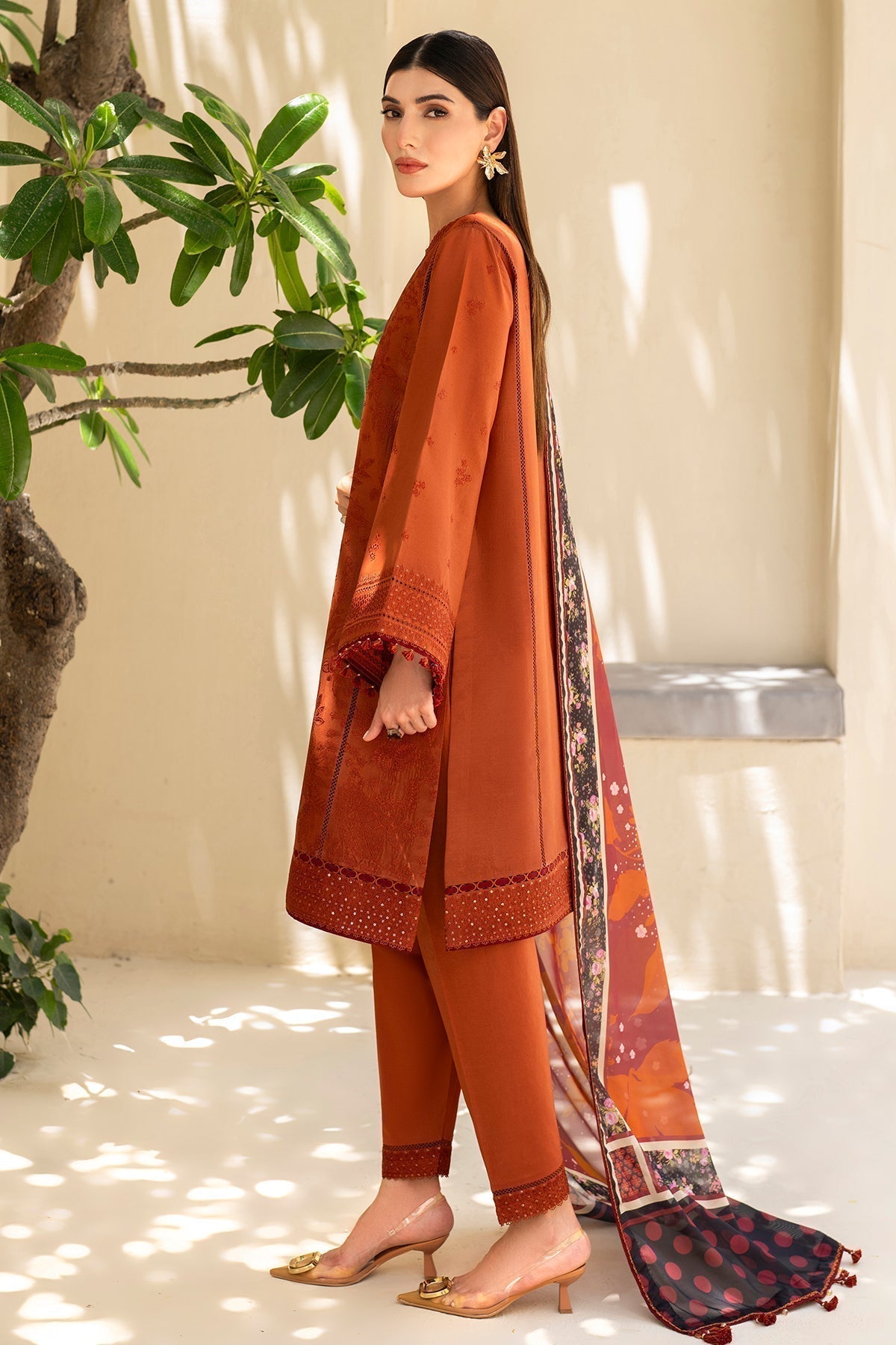 Jazmin | Irish Lawn SS 24 | D5 - by - Libasekhas UK - Registered Vendor of : Jazmin - 100% Original Designer Dresss