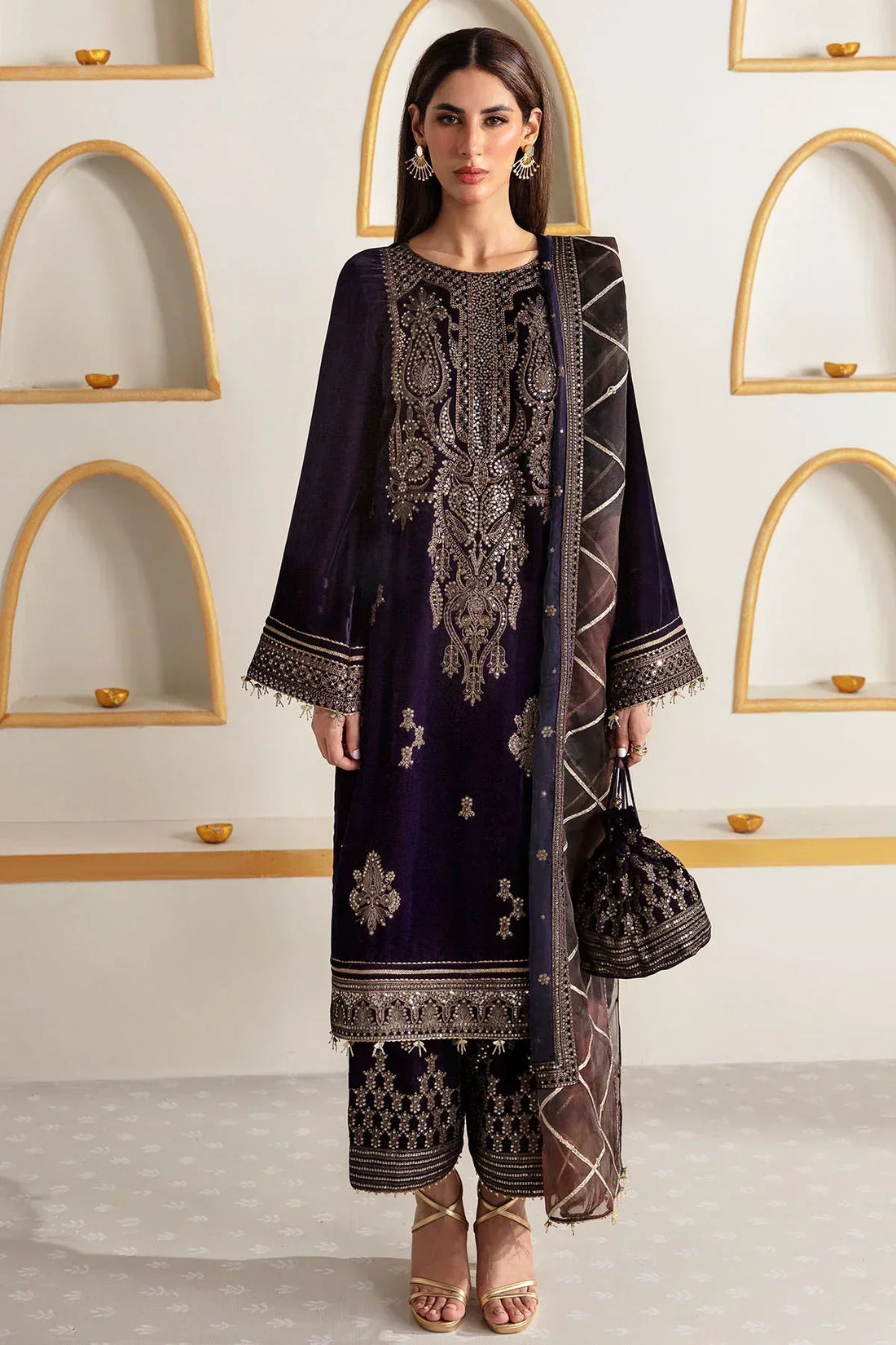 Jazmin | Velvet 23 | VF-2004 - by - Libasekhas UK - Registered Vendor of : Jazmin - 100% Original Designer Dresss