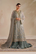 Baroque | Formals Collection | EMBROIDERED CHIFFON UF-4364 - by Libasekhas UK - Registered Vendor of : Baroque - 100% Original Designer Dress