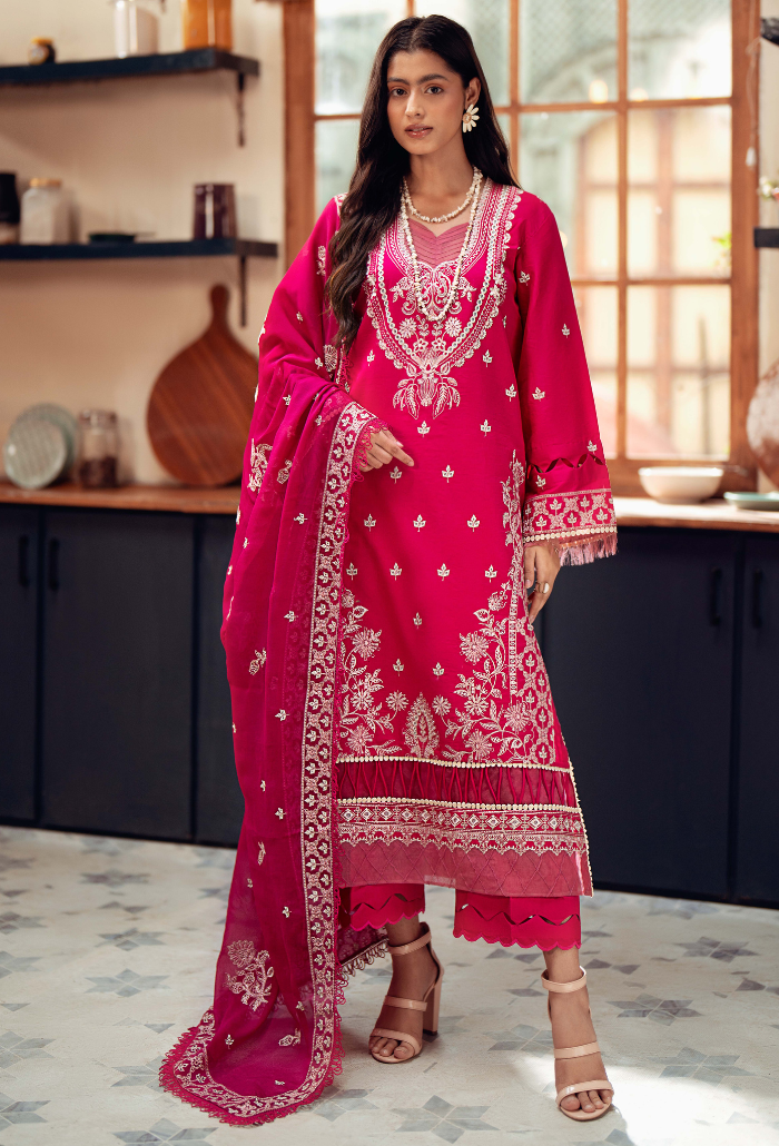 Humdum | Lala Rukh Lawn | Lalarukh - D06 - by - Libasekhas UK - Registered Vendor of : Humdum - 100% Original Designer Dresss