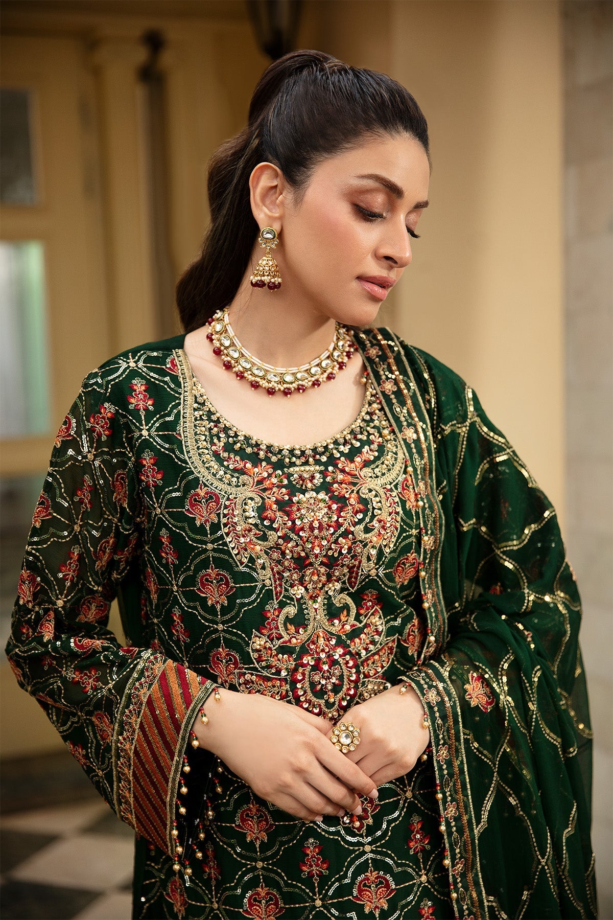Raeesa Premium | Dehleez Formals | Dl 1038 - by Libasekhas UK - Registered Vendor of : Raeesa Premium - 100% Original Designer Dress