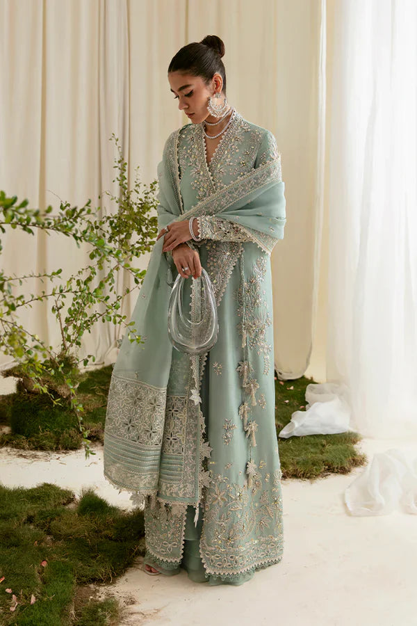 Suffuse | Freeshia Formals | Mint Angrakha - by Libasekhas - Registered Vendor of : Suffuse - 100% Original Designer Dress