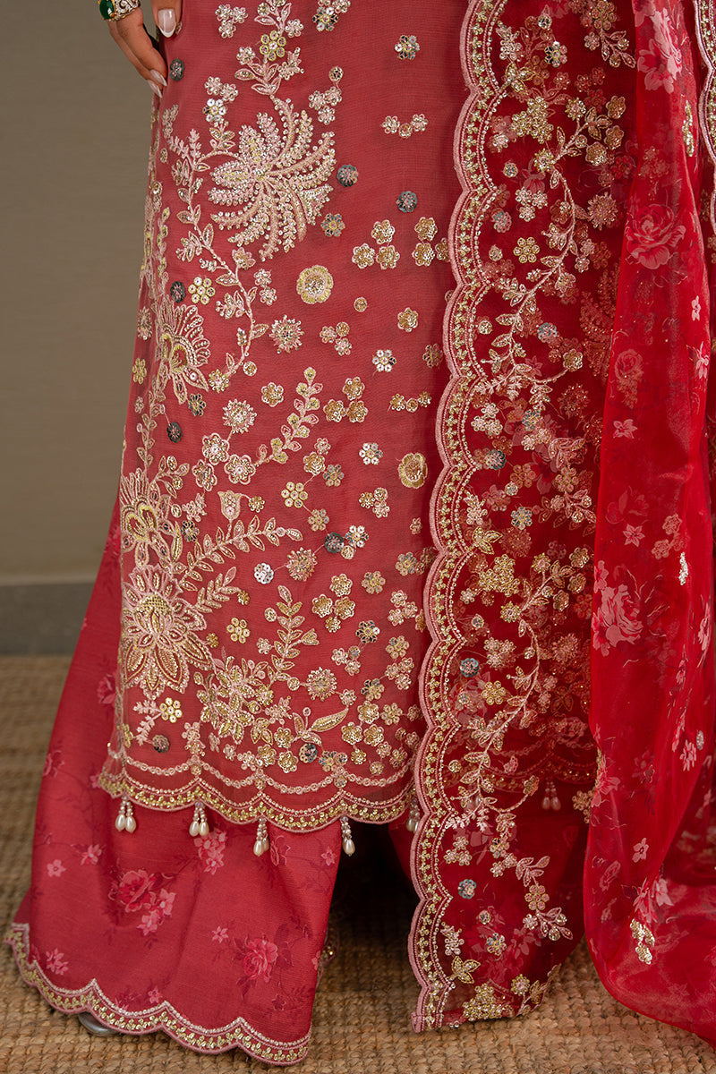 Cross Stitch | Wedding Collection 24 | CRIMSON FIRE - by - Libasekhas UK - Registered Vendor of : Cross Stitch - 100% Original Designer Dresss