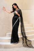 Iznik | Chinnon Chiffon | CC-50 Embroidered Net - by - Libasekhas UK - Registered Vendor of : Iznik - 100% Original Designer Dresss