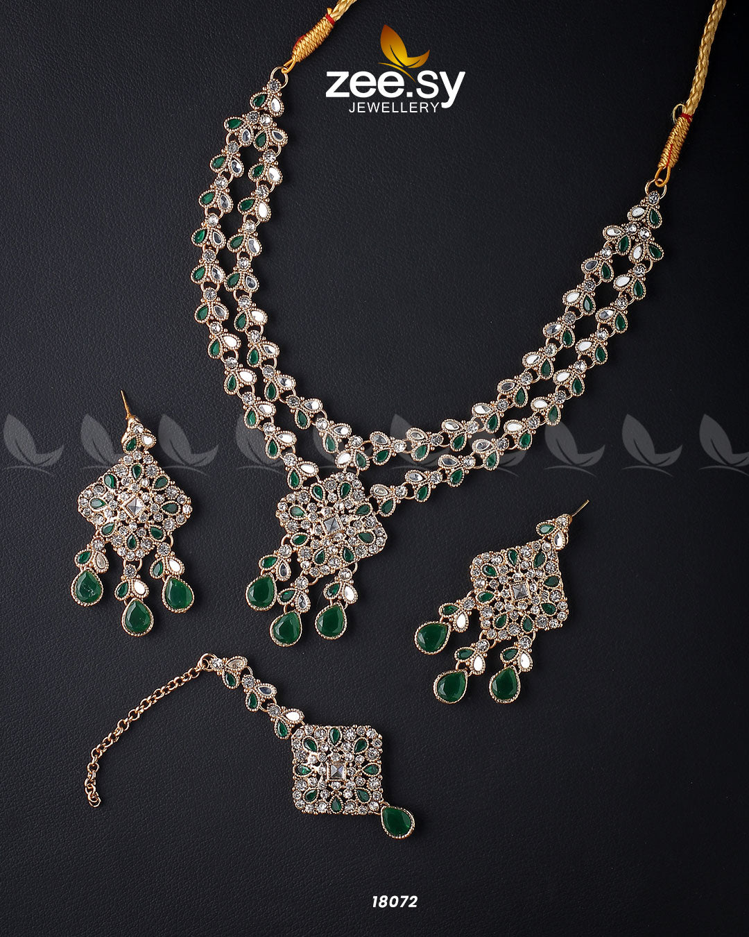 Juggan Necklace Set - by - Libasekhas UK - Registered Vendor of : Zeesy - 100% Original Designer Dresss