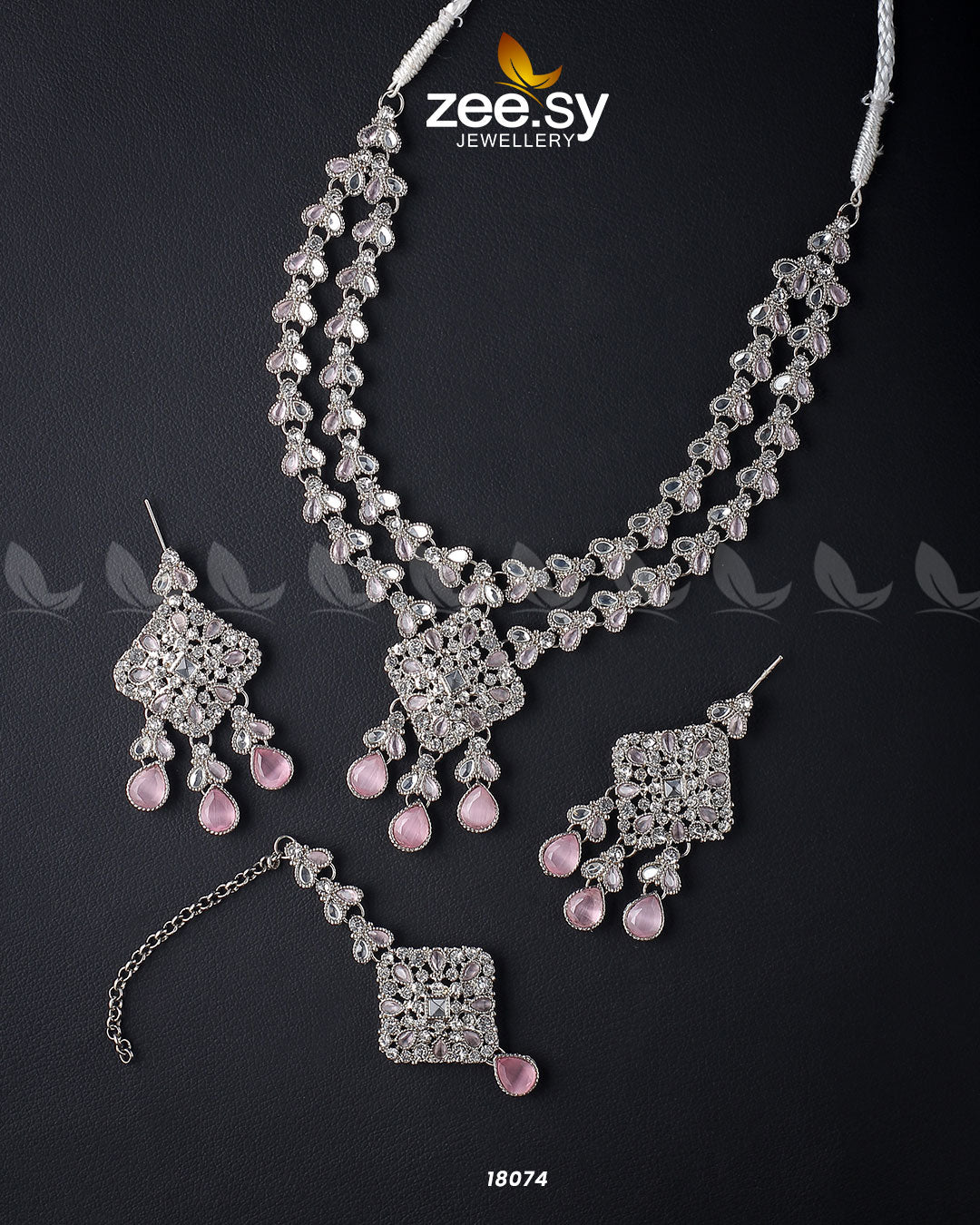 Juggan Necklace Set - by - Libasekhas UK - Registered Vendor of : Zeesy - 100% Original Designer Dresss
