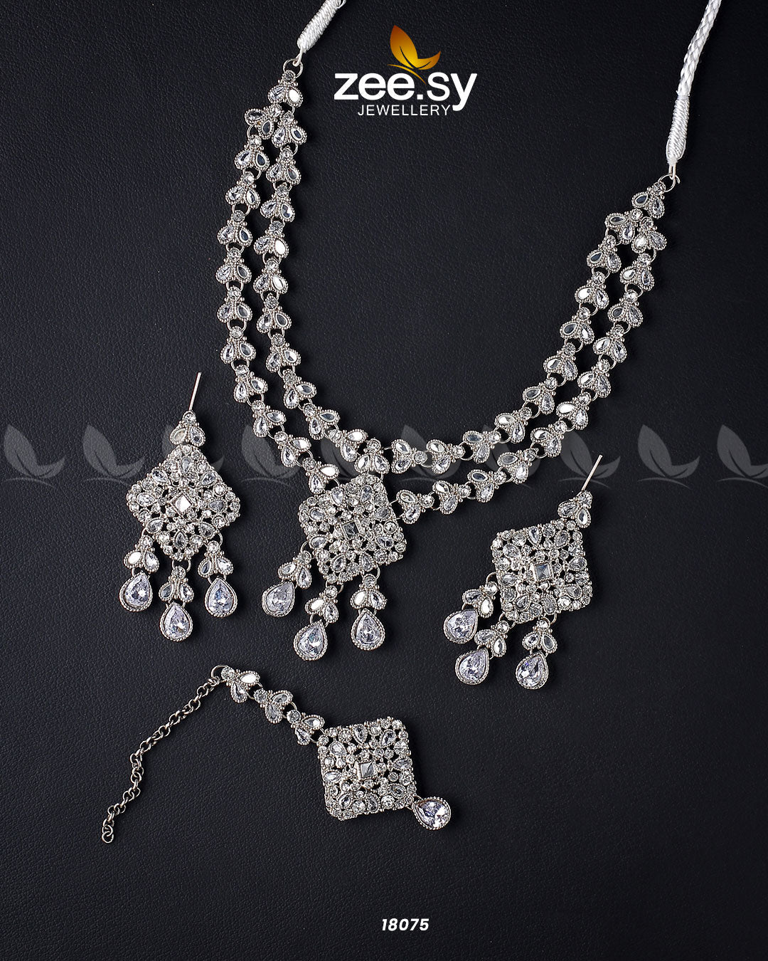 Juggan Necklace Set - by - Libasekhas UK - Registered Vendor of : Zeesy - 100% Original Designer Dresss