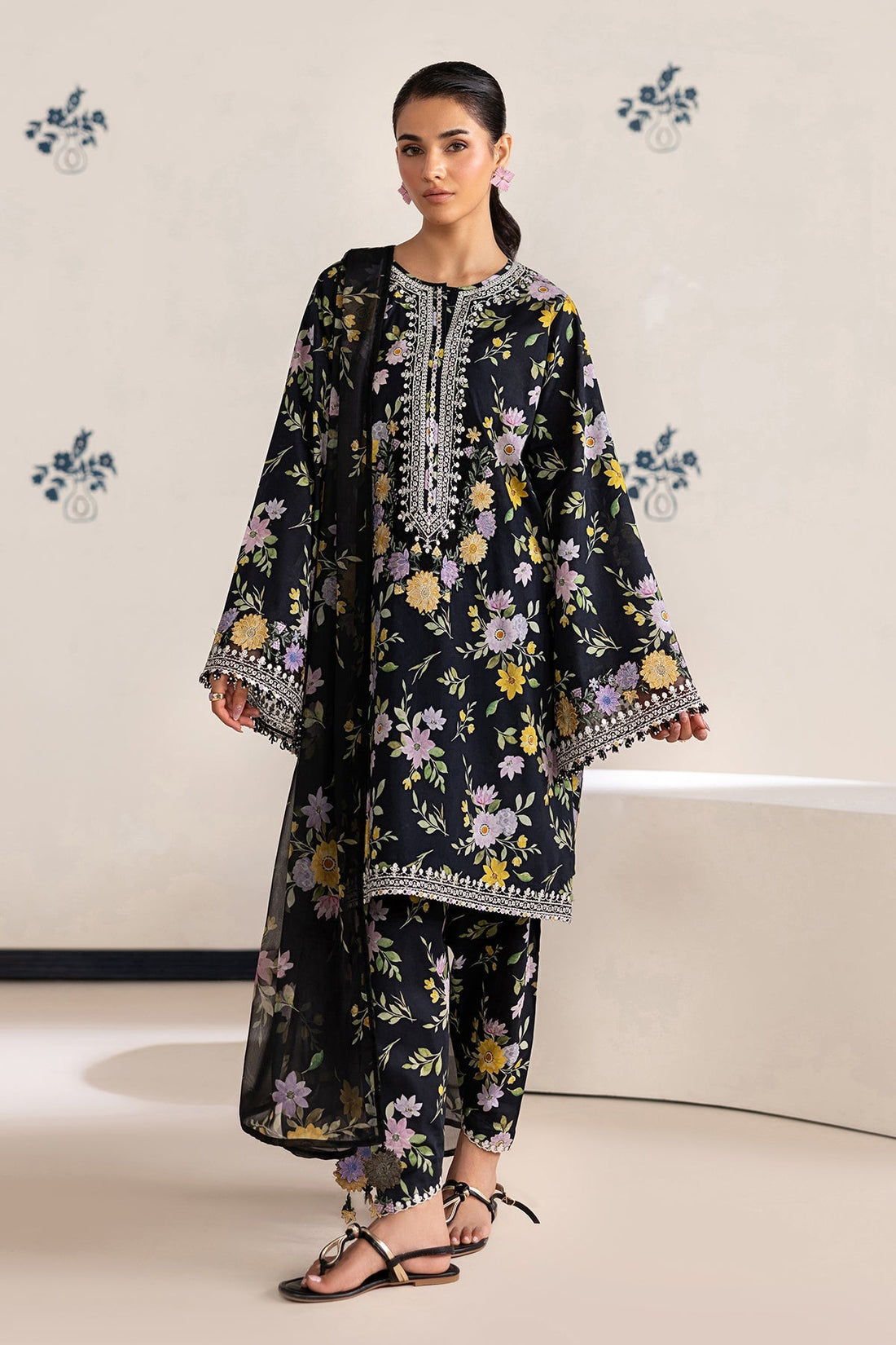 Baroque | Luxury Summer Pret | UF-4465 - by Libasekhas UK - Registered Vendor of : Baroque - 100% Original Designer Dress