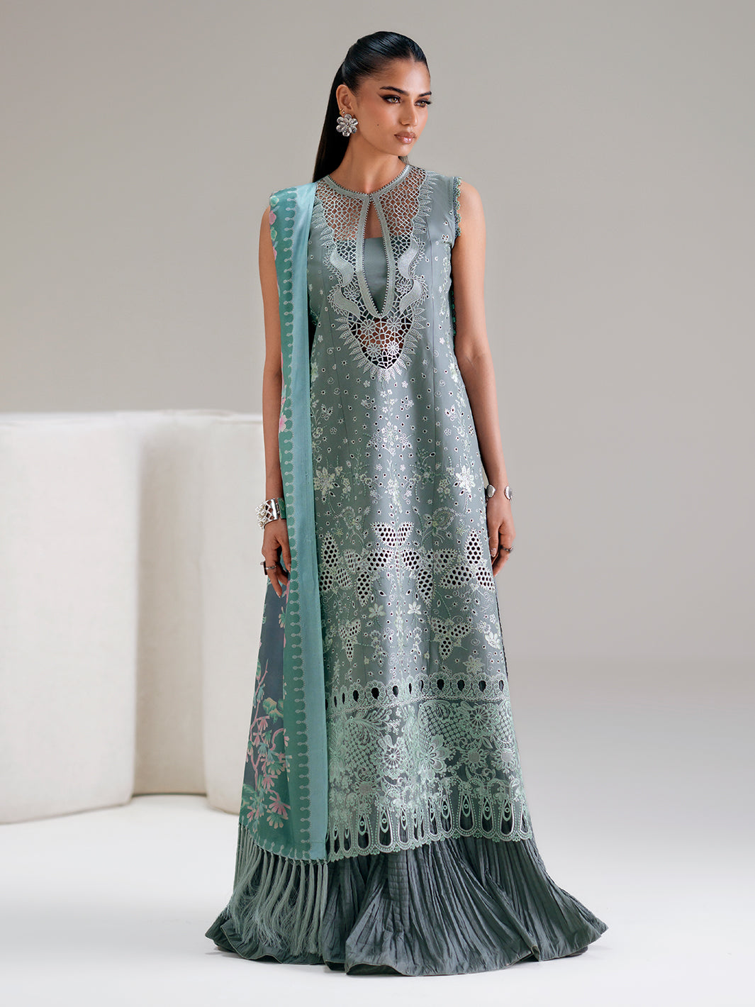 Bin Ilyas | Amour Luxury Lawn 26 |181-A - by Libasekhas UK - Registered Vendor of : Bin Ilyas - 100% Original Designer Dress