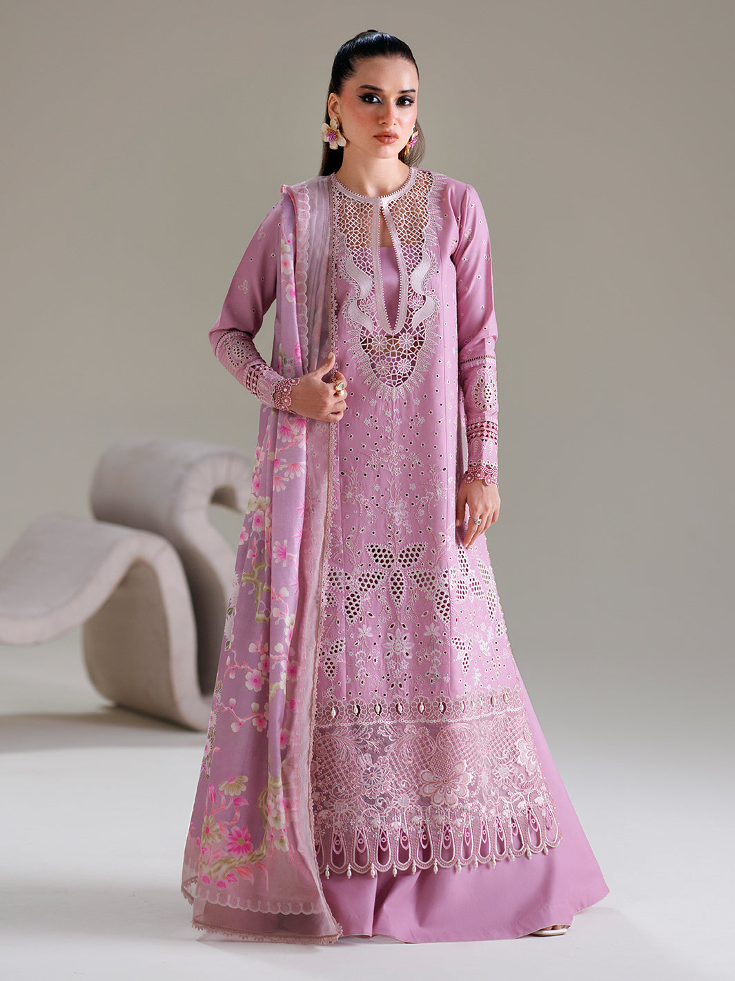 Bin Ilyas | Amour Luxury Lawn 26 | 181-B - by Libasekhas UK - Registered Vendor of : Bin Ilyas - 100% Original Designer Dress