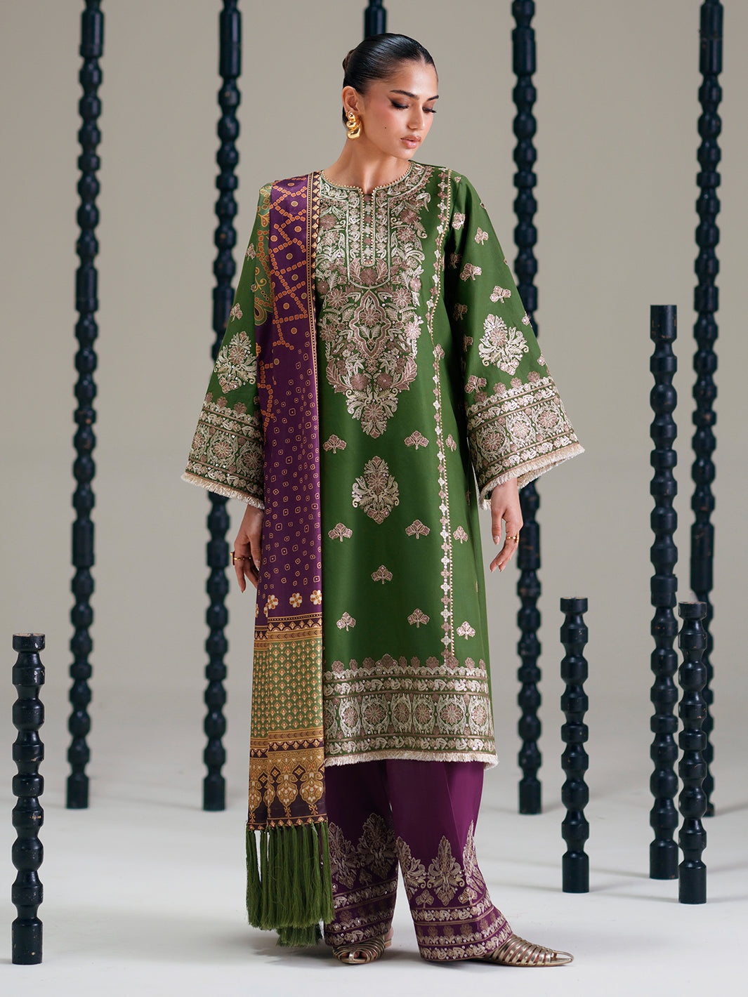 Bin Ilyas | Amour Luxury Lawn 26 | 183-B - by Libasekhas UK - Registered Vendor of : Bin Ilyas - 100% Original Designer Dress
