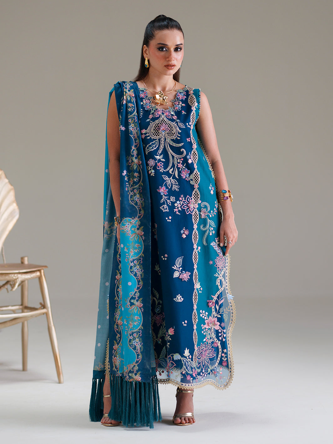 Bin Ilyas | Amour Luxury Lawn 26 | 184-A - by Libasekhas UK - Registered Vendor of : Bin Ilyas - 100% Original Designer Dress