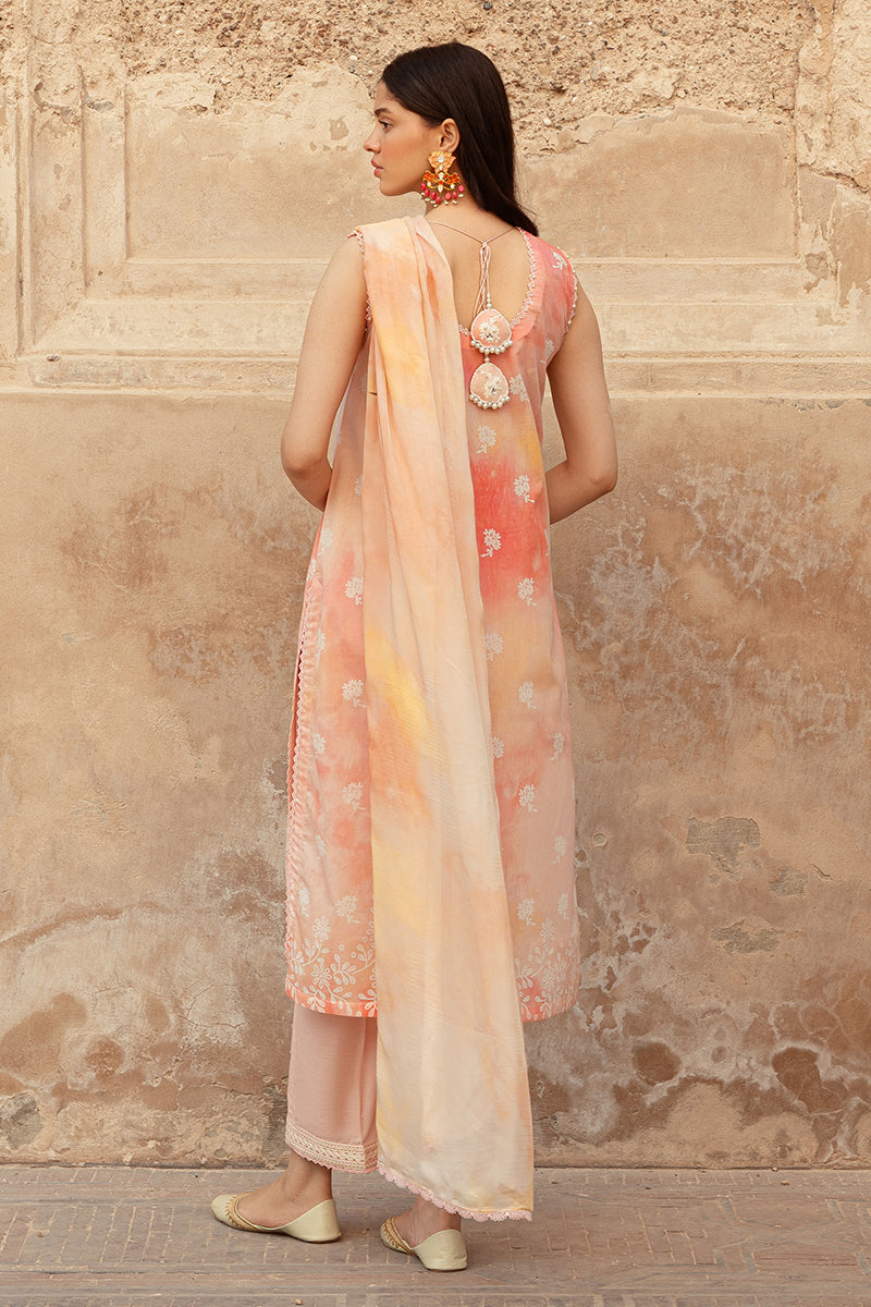 Cross Stitch | Premium Lawn 24 | PEACH BLUSH - by - Libasekhas UK - Registered Vendor of : Cross Stitch - 100% Original Designer Dresss