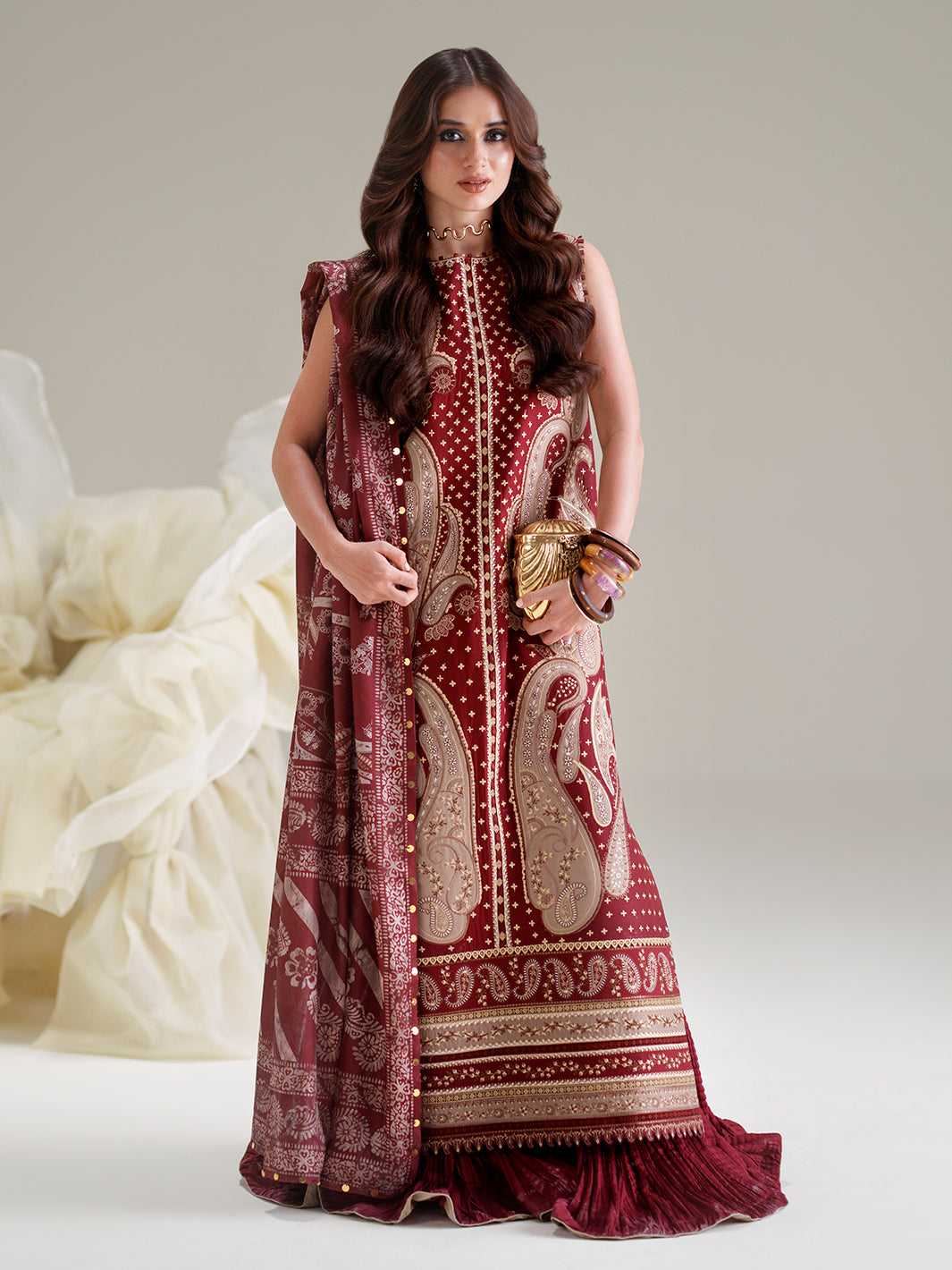 Bin Ilyas | Amour Luxury Lawn 26 | 185-A - by Libasekhas UK - Registered Vendor of : Bin Ilyas - 100% Original Designer Dress