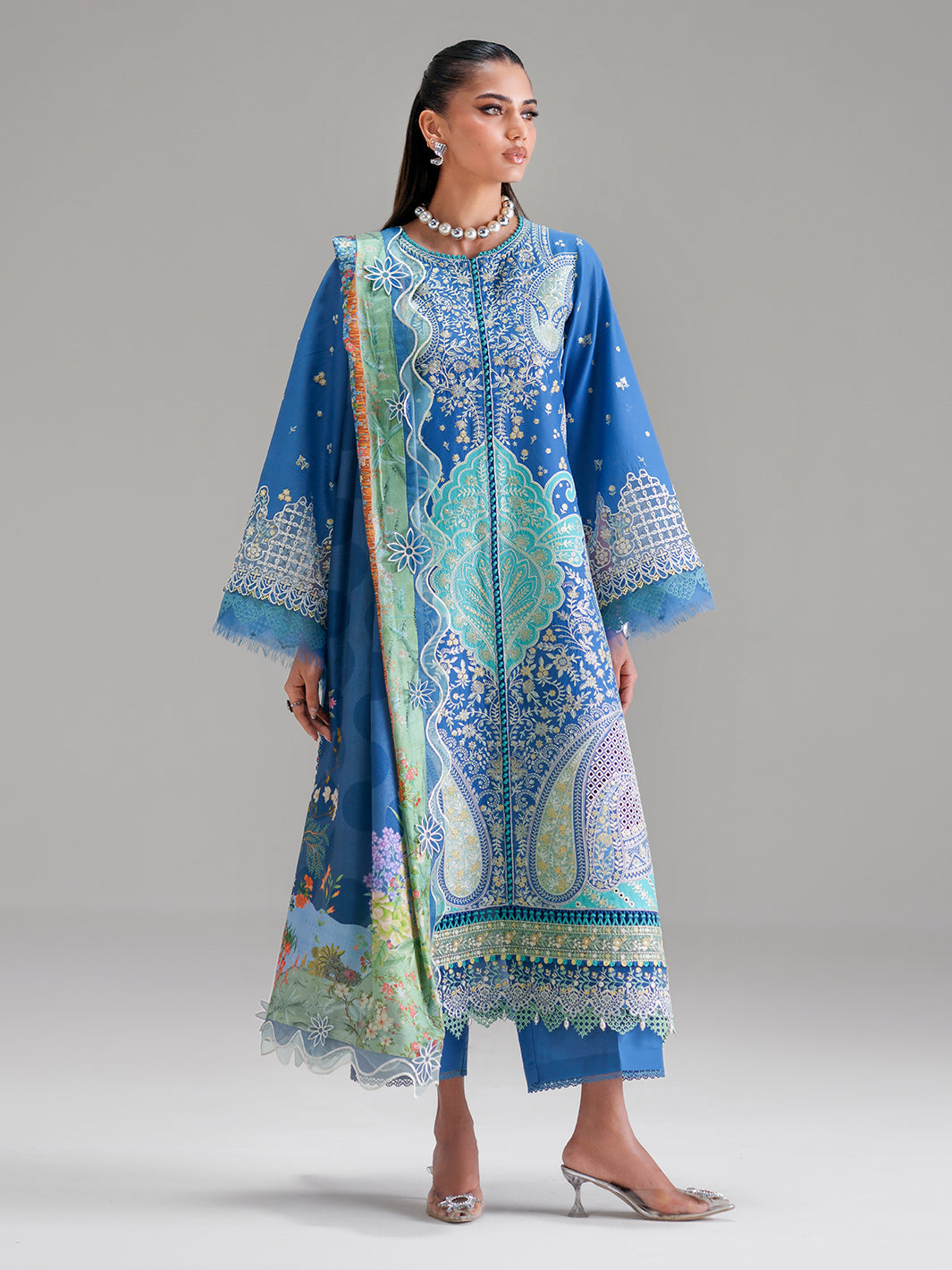 Bin Ilyas | Amour Luxury Lawn 26 |187-A - by Libasekhas UK - Registered Vendor of : Bin Ilyas - 100% Original Designer Dress