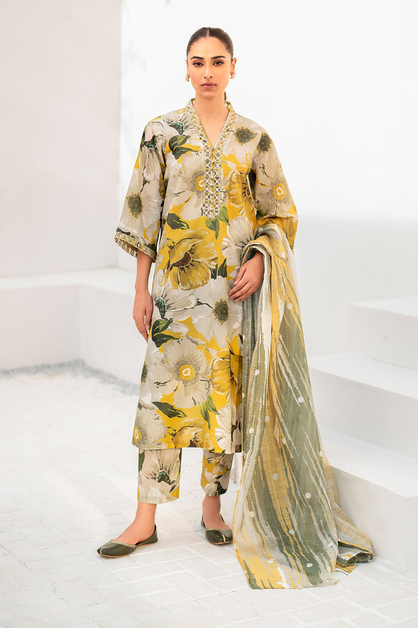 Baroque | Luxury Pret 24 | LAWN UF-669 - by - Libasekhas UK - Registered Vendor of : Baroque - 100% Original Designer Dresss