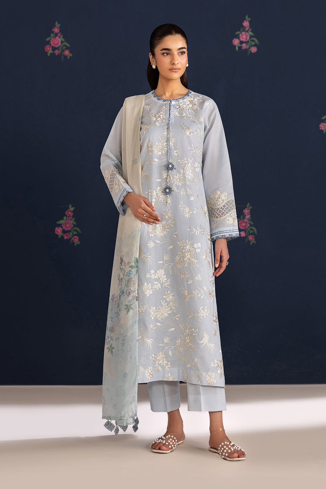 Baroque | Luxury Summer Pret | UF-4466 - by Libasekhas UK - Registered Vendor of : Baroque - 100% Original Designer Dress