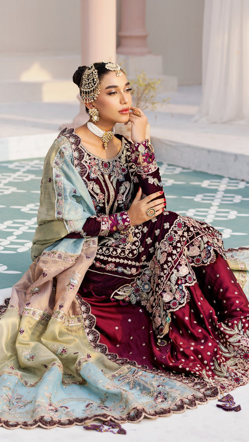 Zebtan | Andaz e Makhmal | ZAM-04 - by - Libasekhas UK - Registered Vendor of : Zebtan - 100% Original Designer Dresss