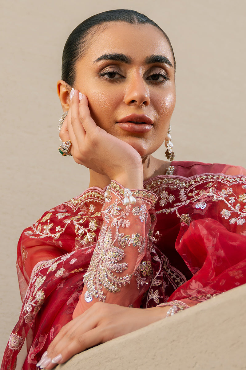 Cross Stitch | Wedding Collection 24 | CRIMSON FIRE - by - Libasekhas UK - Registered Vendor of : Cross Stitch - 100% Original Designer Dresss