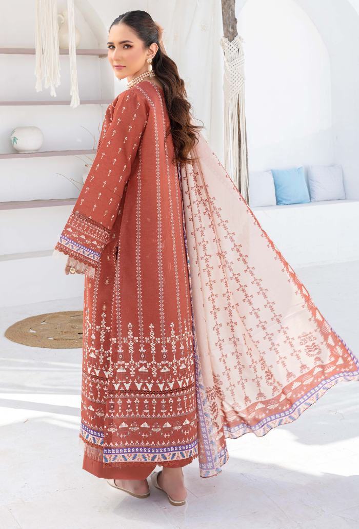 Humdum | Saira Bano Lawn 24 | D03 - by - Libasekhas UK - Registered Vendor of : HumDum - 100% Original Designer Dresss