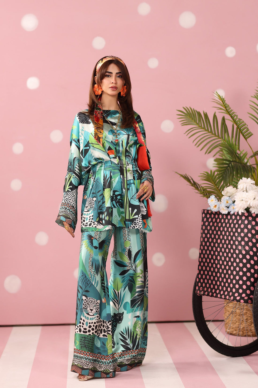 Musferah Saad | Resort Collection | Azure Ambush - by Libasekhas UK - Registered Vendor of : Musferah Saad - 100% Original Designer Dress