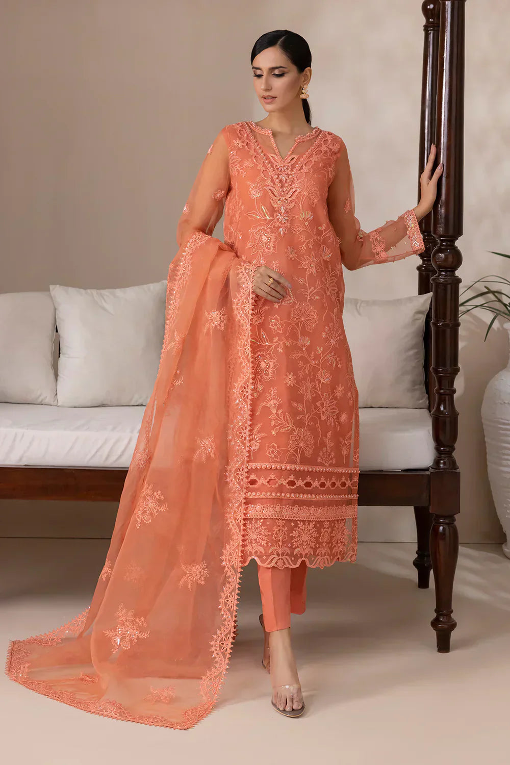 Baroque | Formals Collection | UF-416 - by - Libasekhas UK - Registered Vendor of : Baroque - 100% Original Designer Dresss