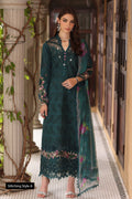 Noor by Saadia Asad | Eid Luxury Schiffli Laserkari 25 | D5- Teal - by - Libasekhas UK - Registered Vendor of : Noor by Saadia Asad - 100% Original Designer Dresss