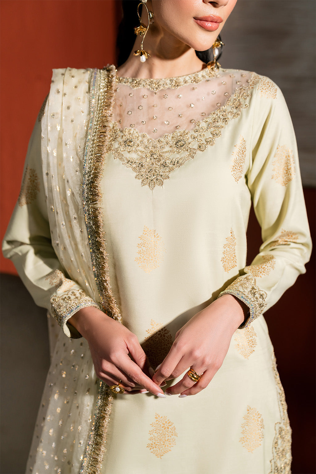 Neeshay | Raw Silk | RTW-RS-04 - by Libasekhas UK - Registered Vendor of : Neeshay - 100% Original Designer Dress