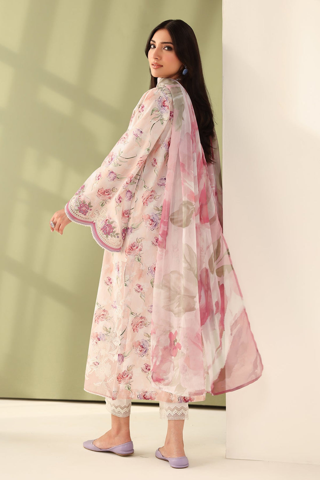 Baroque | Eid Printique | EMBROIDERED PRINTED LAWN UF-4177 - by - Libasekhas UK - Registered Vendor of : Baroque - 100% Original Designer Dresss