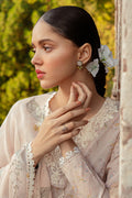 Cross Stitch | Premium Lawn 24 | SILVER PEONY - by - Libasekhas UK - Registered Vendor of : Cross Stitch - 100% Original Designer Dresss