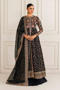 Baroque | Formals Collection | EMBROIDERED CHIFFON UF-4156 - by Libasekhas UK - Registered Vendor of : Baroque - 100% Original Designer Dress