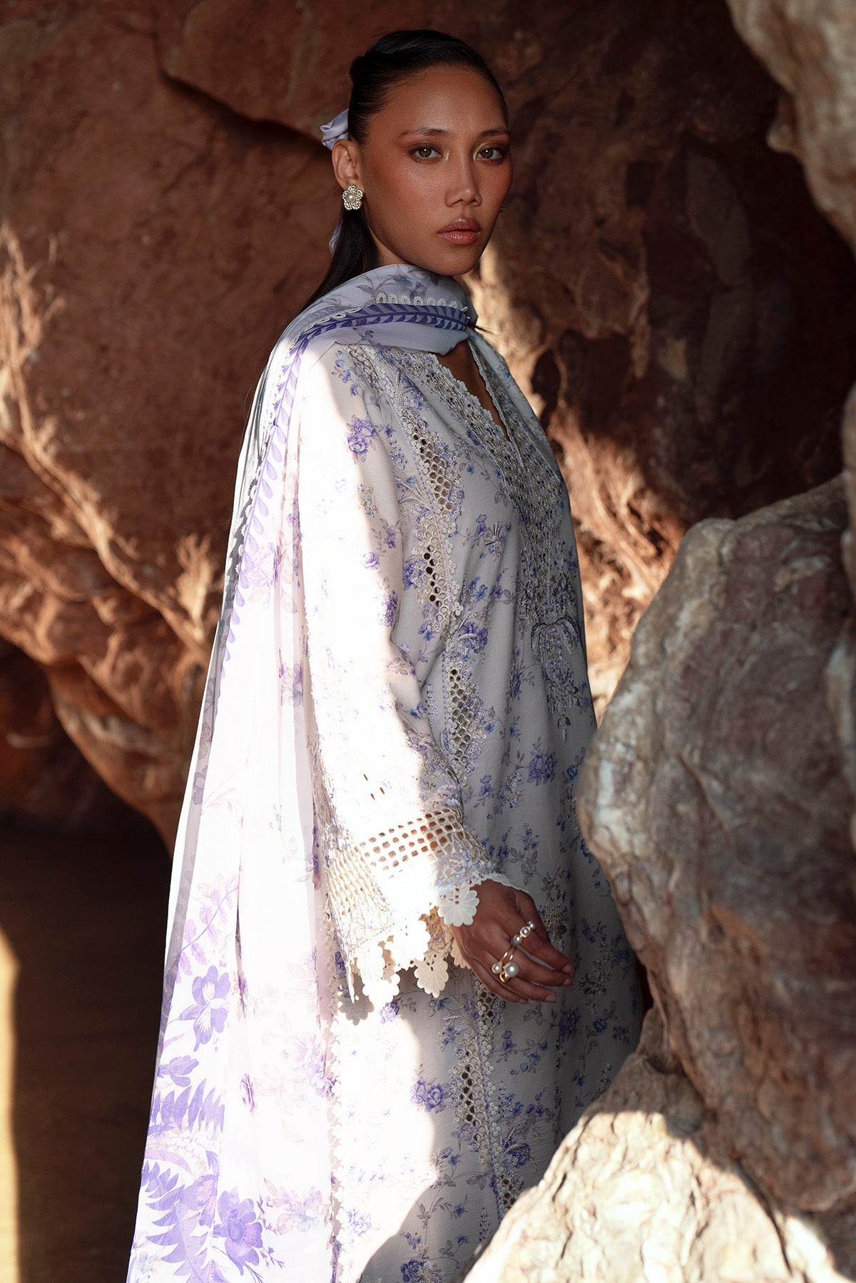 Afrozeh | Summer Together 25 | Zircon - by - Libasekhas UK - Registered Vendor of : Afrozeh - 100% Original Designer Dresss