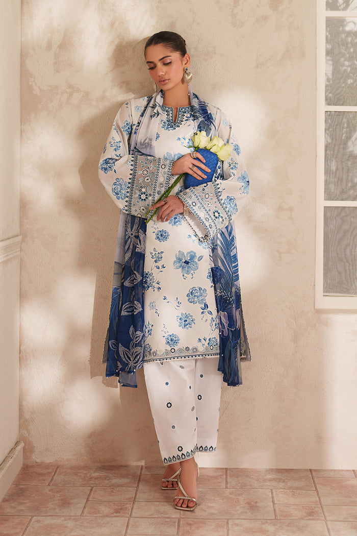 Baroque | Luxury Pret Summer | UF-4413 - by Libasekhas UK - Registered Vendor of : Baroque - 100% Original Designer Dress