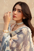 Cross Stitch | Premium Lawn 24 | SUNSET FLORA - by - Libasekhas UK - Registered Vendor of : Cross Stitch - 100% Original Designer Dresss