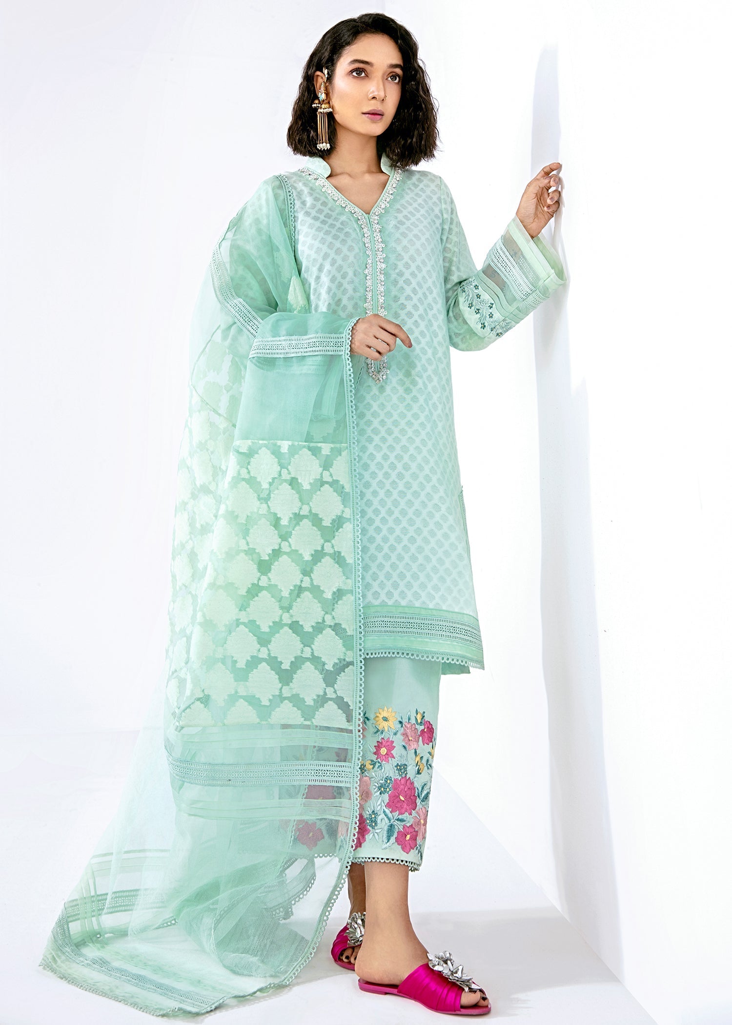 Saira Shakira | Luxury Pret | Garnet - by Libasekhas UK - Registered Vendor of : Saira Shakira - 100% Original Designer Dress