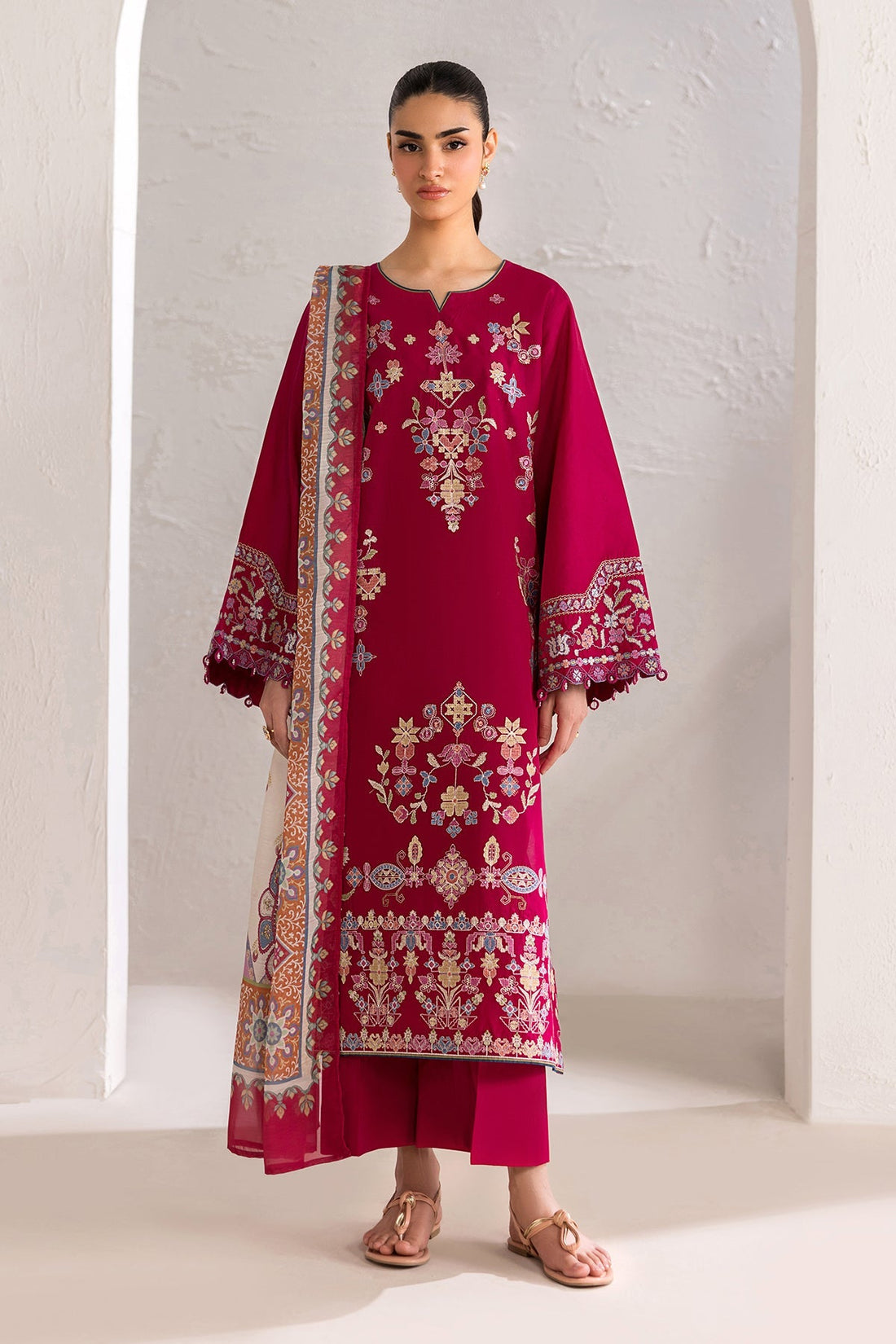 Baroque | Luxury Summer Pret | UF-4449 - by Libasekhas UK - Registered Vendor of : Baroque - 100% Original Designer Dress