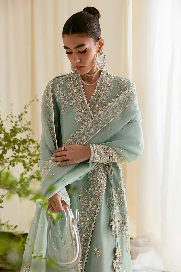 Suffuse | Freeshia Formals | Mint Angrakha - by Libasekhas - Registered Vendor of : Suffuse - 100% Original Designer Dress
