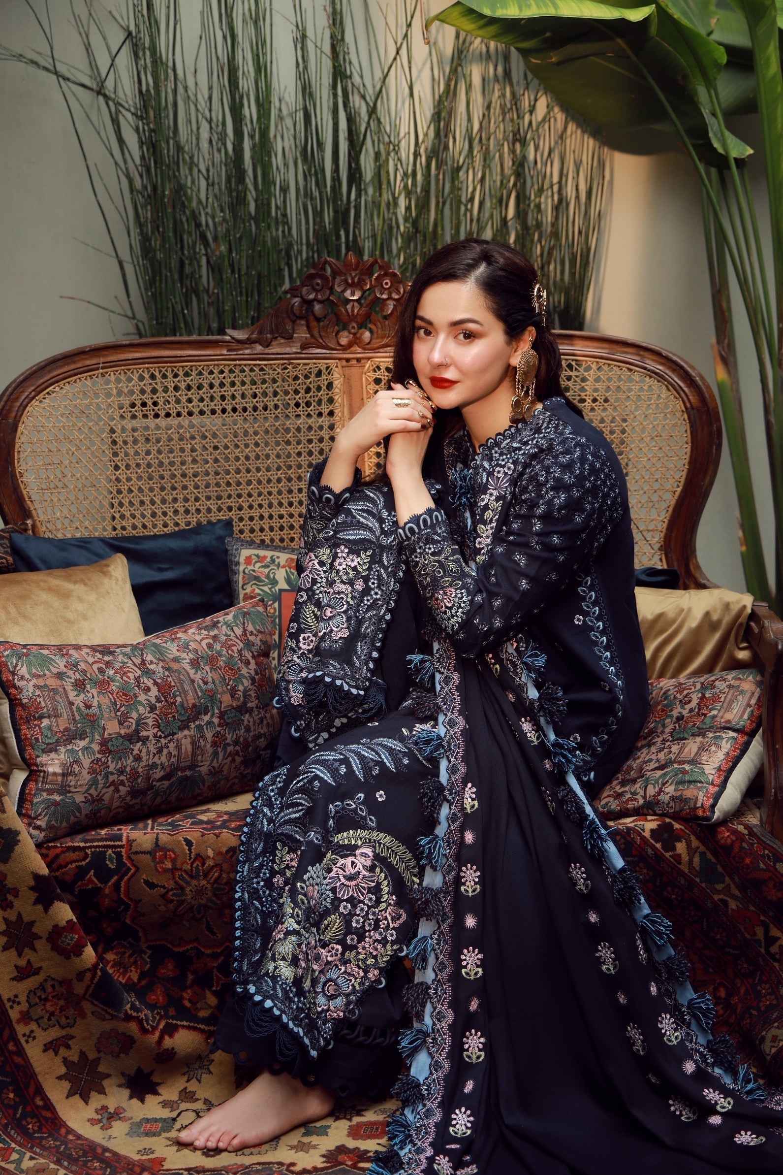 Maryam Hussain | Winter Shawl 25 | Roohi - by Libasekhas UK - Registered Vendor of : Maryam Hussain - 100% Original Designer Dress