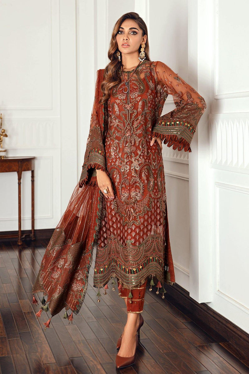 Jazmin | Formals Collection | NET UN-4018 - by - Libasekhas UK - Registered Vendor of : Jazmin - 100% Original Designer Dresss